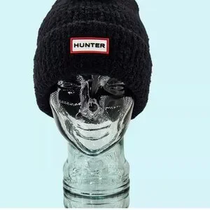 Hunter | Accessories | Hunter Texture Cuff Beanie Black 58  display picture 1